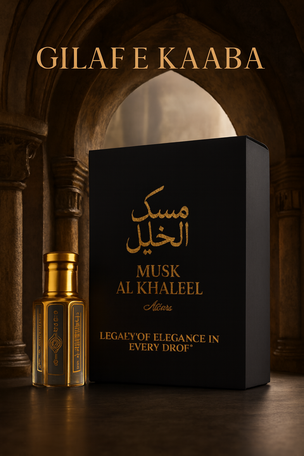 Gilaf e Kaaba 12ml – A Sacred Aura in Every Drop