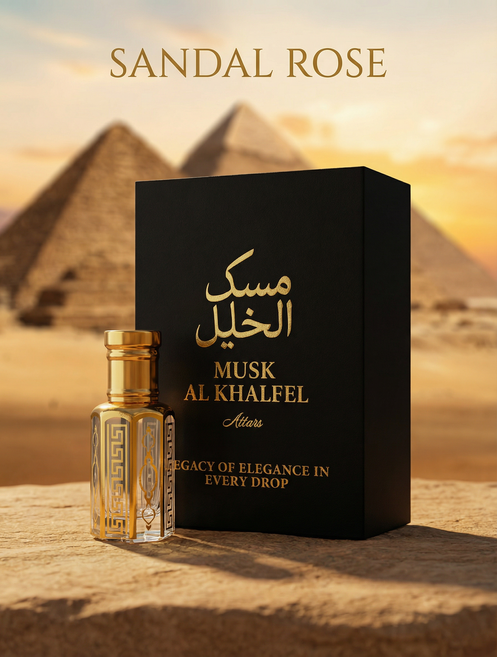 Sandal Rose 12ml – The Harmony of Soft Floral and Warm Woods